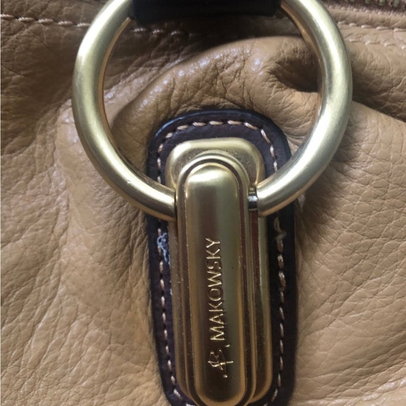 B. Makowsky Muti Colored Leather Bag. - Picture 4 of 5